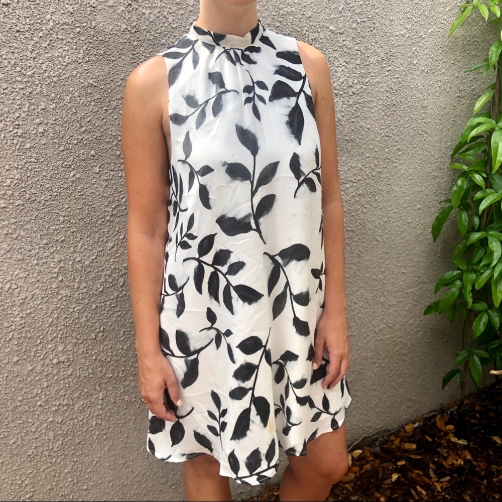 Black and white dress